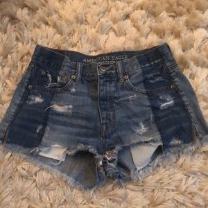 American eagle mid rise festival short